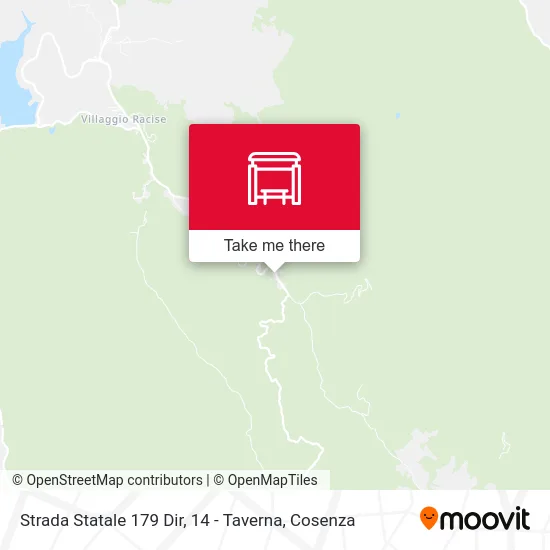 Strada Statale 179 Dir, 14 - Taverna map