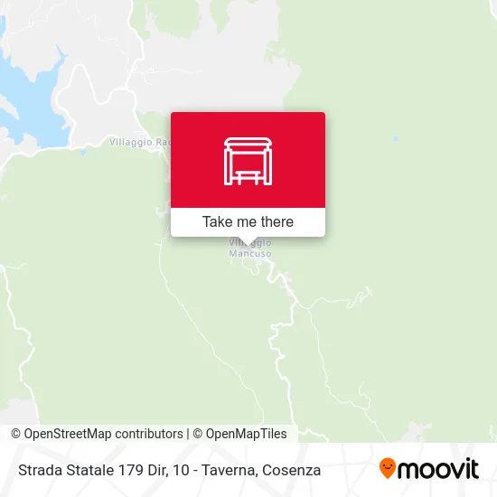 Strada Statale 179 Dir, 10 - Taverna map
