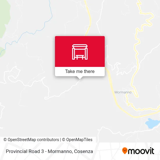 Provincial Road 3 - Mormanno map
