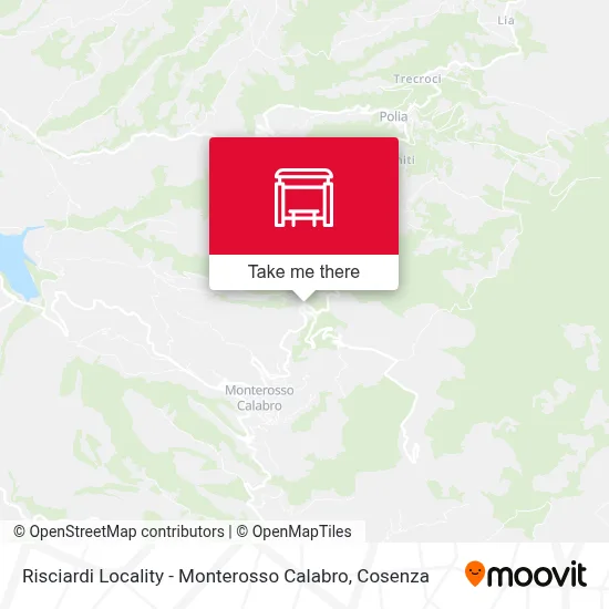 Risciardi Locality - Monterosso Calabro map