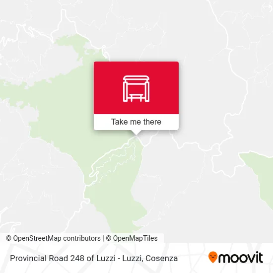 Provincial Road 248 of Luzzi - Luzzi map