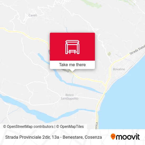 Strada Provinciale 2dir, 13a - Benestare map