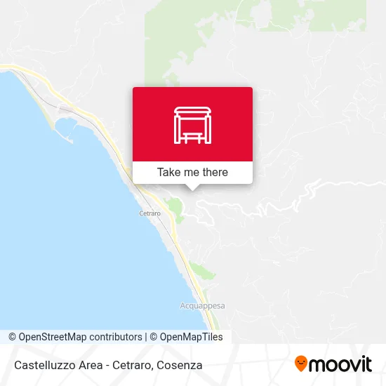 Castelluzzo Area - Cetraro map