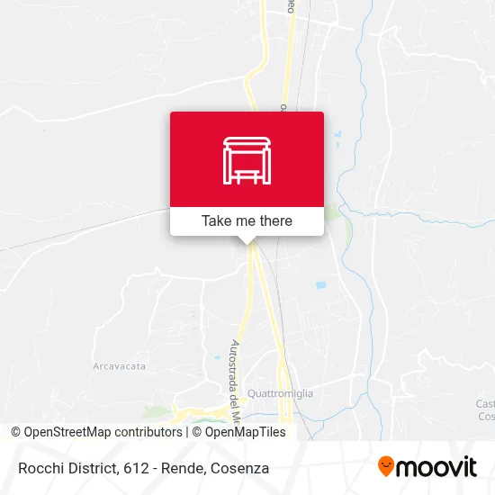 Rocchi District, 612 - Rende map
