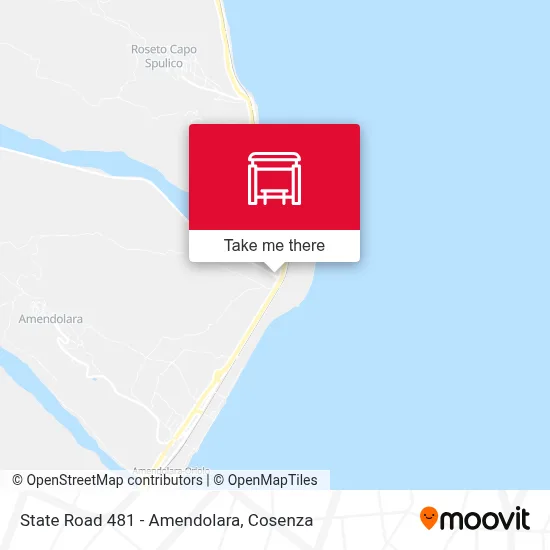 State Road 481 - Amendolara map