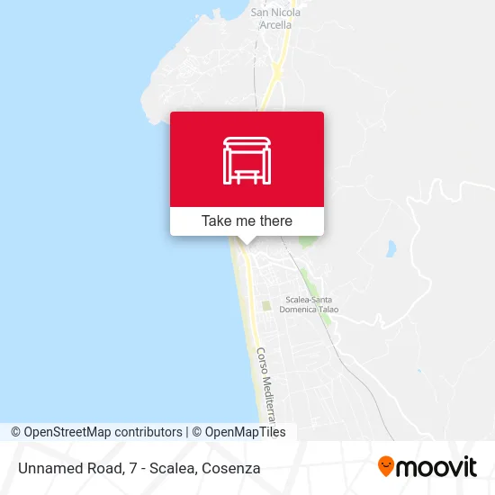 Unnamed Road, 7 - Scalea map