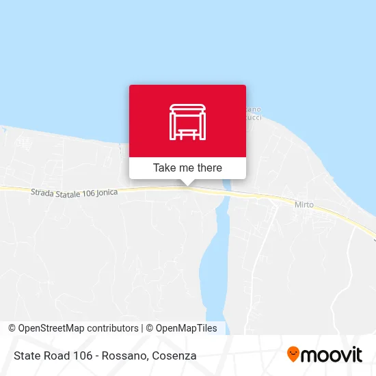 State Road 106 - Rossano map