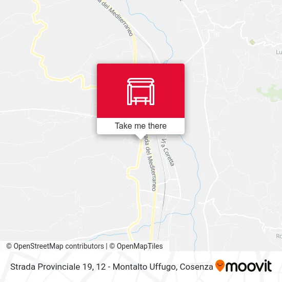 Strada Provinciale 19, 12 - Montalto Uffugo map