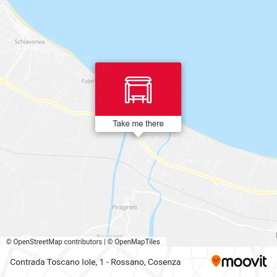 Contrada  Toscano Iole, 1 - Rossano map