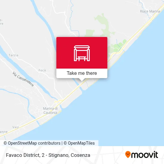 Favaco District, 2 - Stignano map