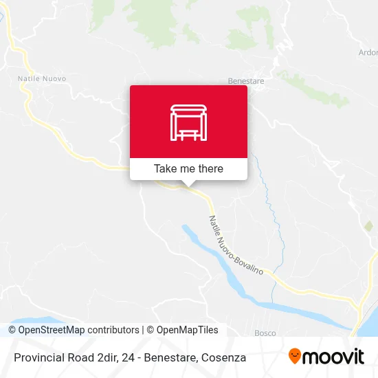 Provincial Road 2dir, 24 - Benestare map