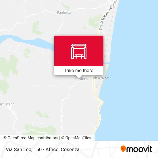 Via San Leo, 150 - Africo map