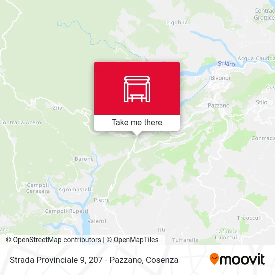 Strada Provinciale 9, 207 - Pazzano map