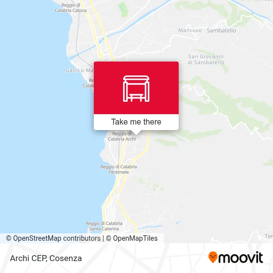 Archi CEP map
