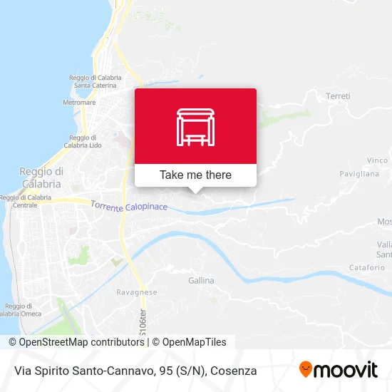 Via Spirito Santo-Cannavo, 95  (S / N) map