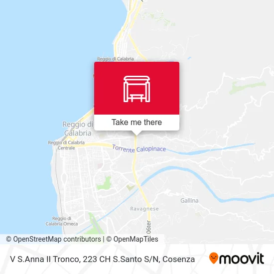 V S.Anna II Tronco, 223  CH S.Santo S / N map