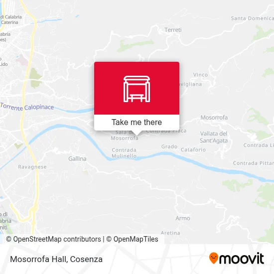 Mosorrofa Hall map