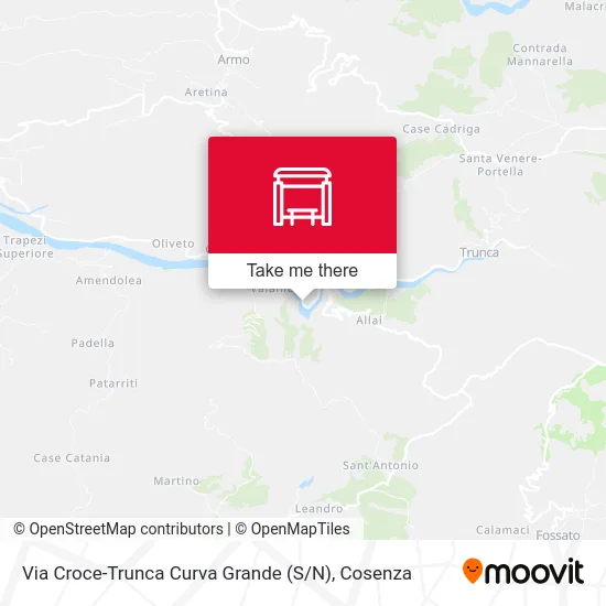Via Croce-Trunca  Curva Grande (S / N) map