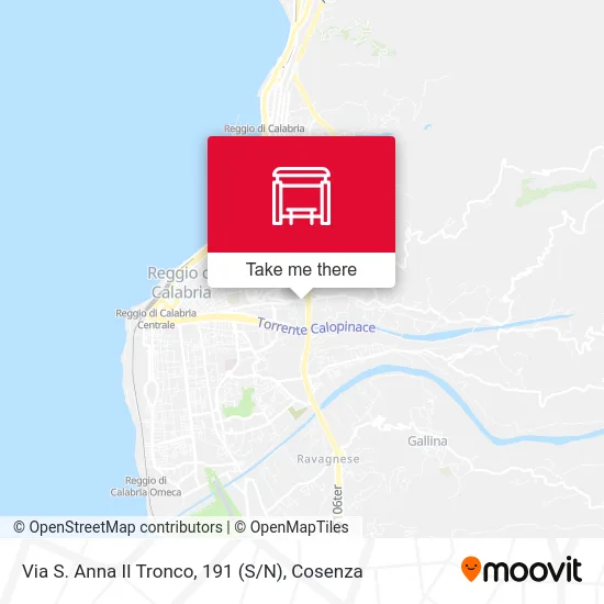 Via S. Anna II Tronco, 191 (S / N) map
