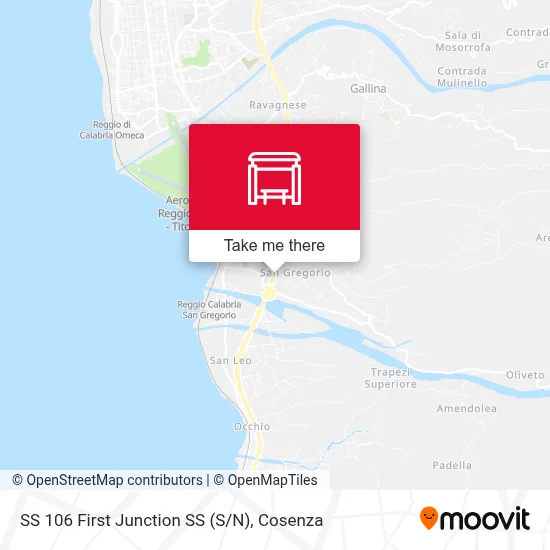 SS 106 First Junction SS (S/N) map