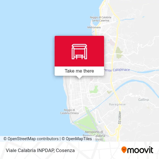 Viale Calabria INPDAP map