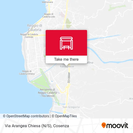 Arangea Church (N/S) map