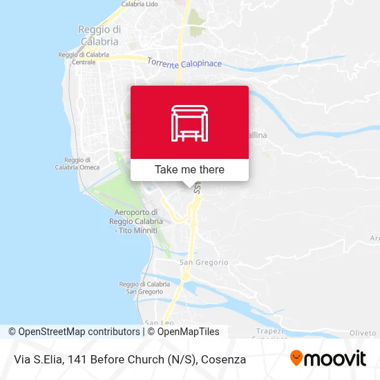 Via S.Elia, 141 Before Church (N / S) map