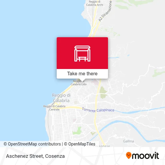 Aschenez Street map