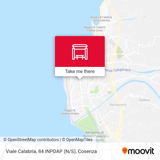 Viale Calabria, 84 INPDAP (N / S) map