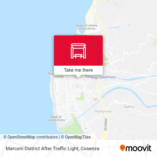 Marconi District After Traffic Light map