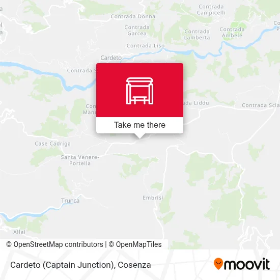 Cardeto (Captain Junction) map