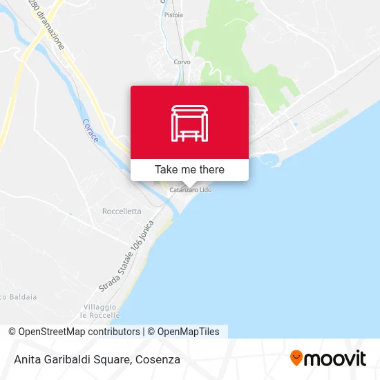 Anita Garibaldi Square map