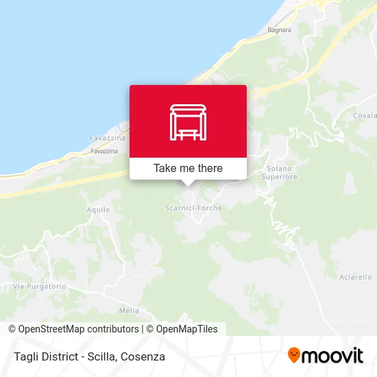 Tagli District - Scilla map
