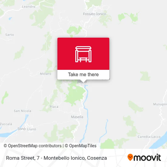 Roma Street, 7 - Montebello Ionico map