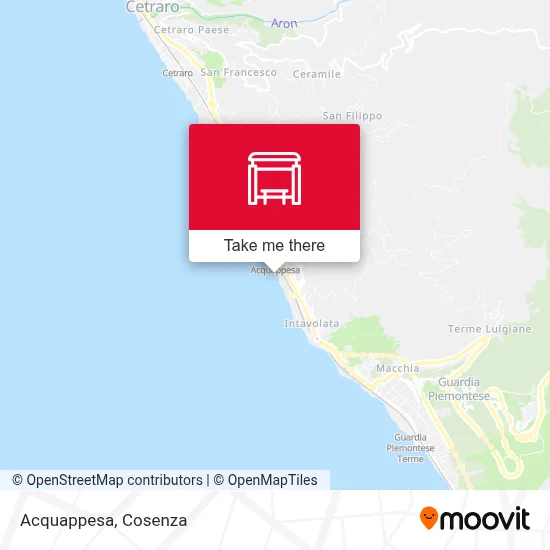 Acquappesa map