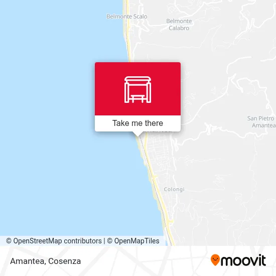 Amantea map
