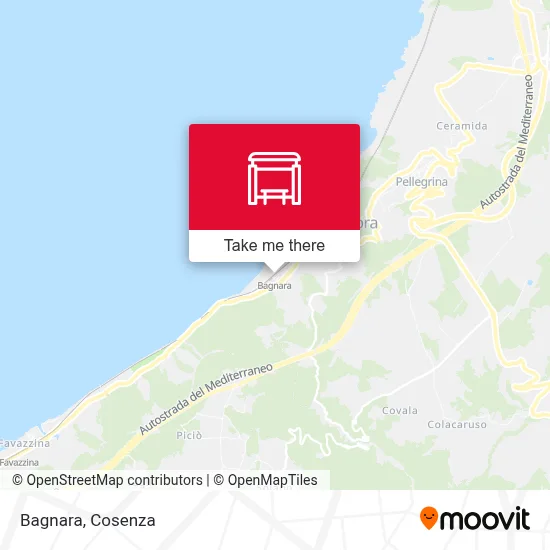 Bagnara map