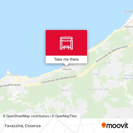 Favazzina map