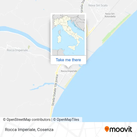 Rocca Imperiale map