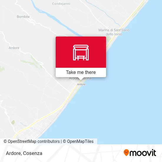 Ardore map