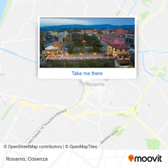 Rosarno map