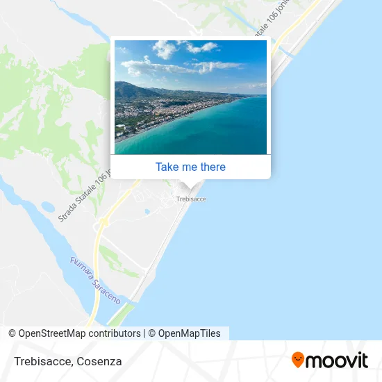 Trebisacce map