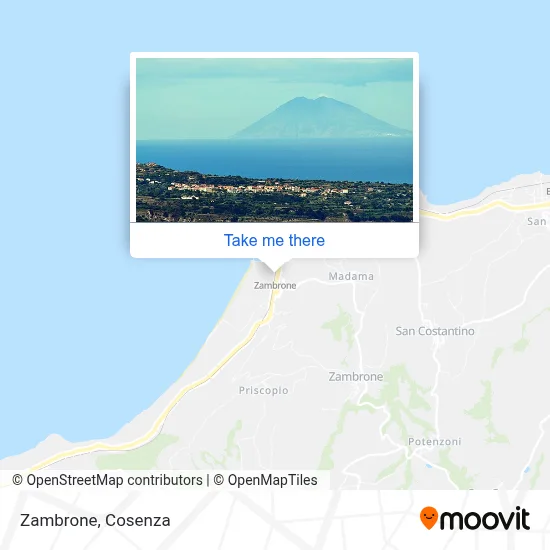 Zambrone map
