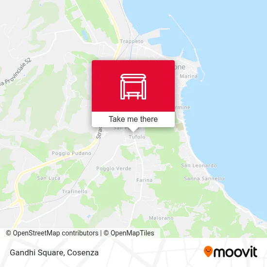 Gandhi Square map