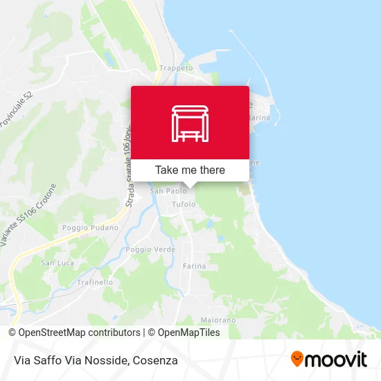 Saffo Street at Nosside Street map