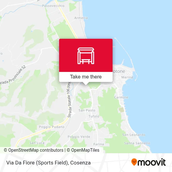 Via Da Fiore (Sports Field) map