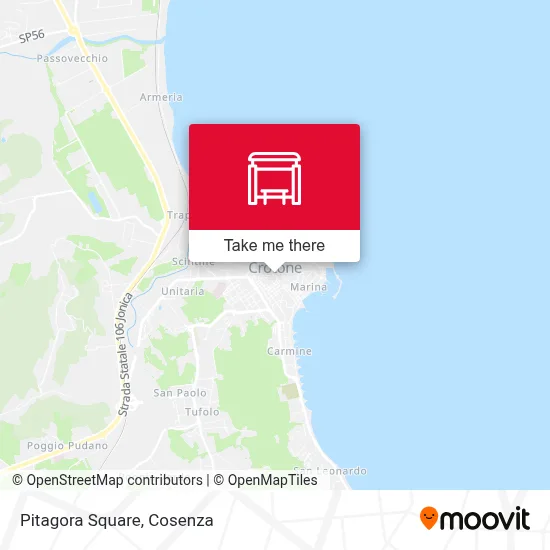 Pitagora Square map