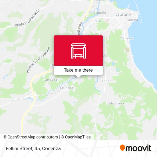 Fellini Street, 45 map