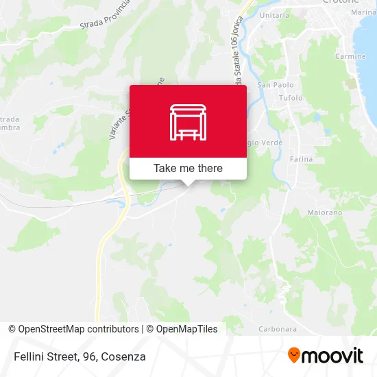 Fellini Street, 96 map