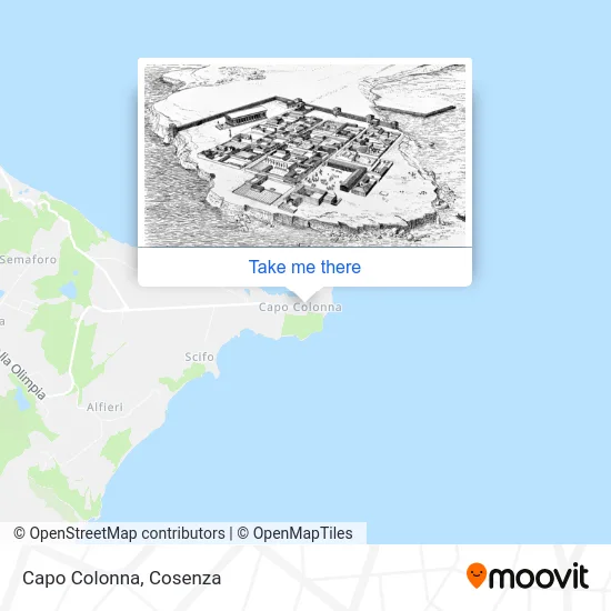 Capo Colonna map